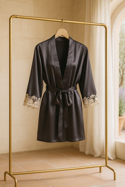 ensemble de nuit satiné