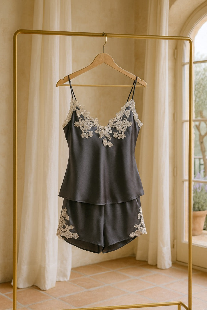 ensemble de nuit satiné