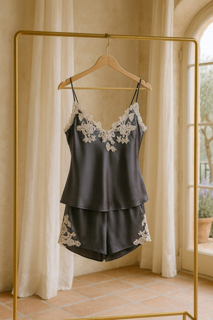 ensemble de nuit satiné