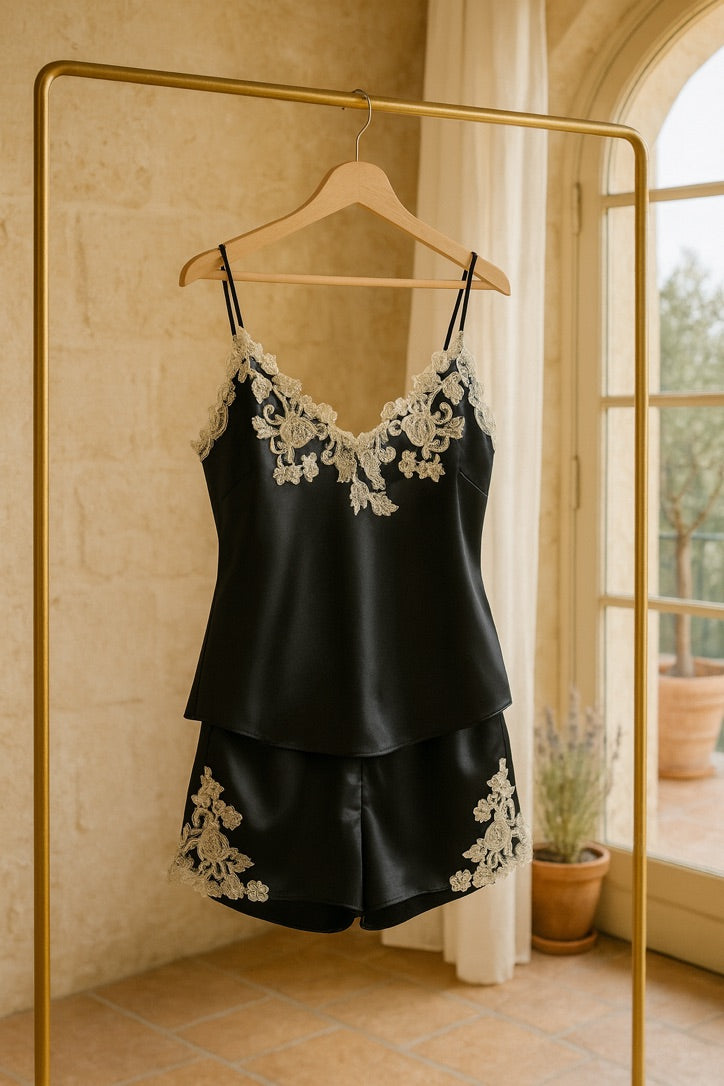 ensemble de nuit satiné