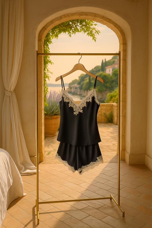 ensemble de nuit satiné