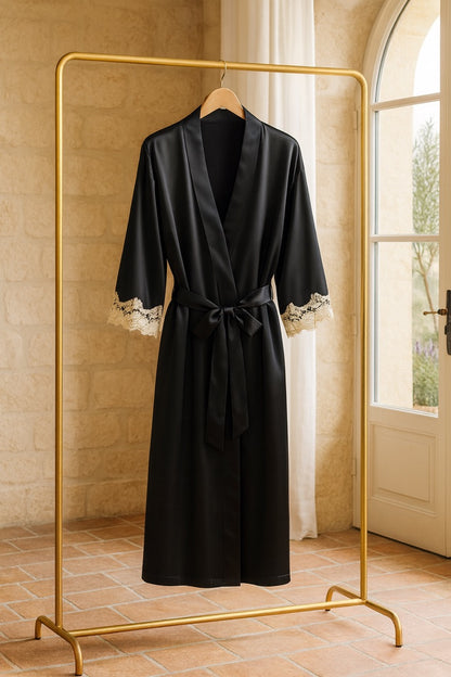 ensemble de nuit satiné