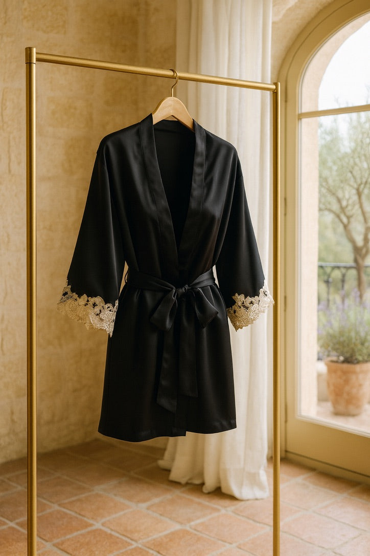 ensemble de nuit satiné