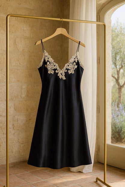 ensemble de nuit satiné